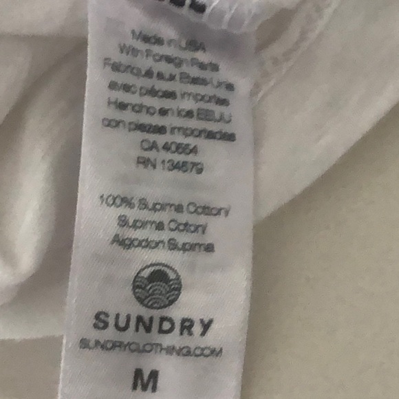 Anthro Sundry Je T'Aime Graphic Tee Size S - Picture 10 of 11